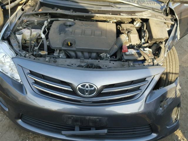 2T1BU4EE4DC104429 - 2013 TOYOTA COROLLA BA CHARCOAL photo 7