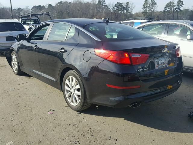 5XXGM4A7XFG443365 - 2015 KIA OPTIMA LX BLACK photo 3