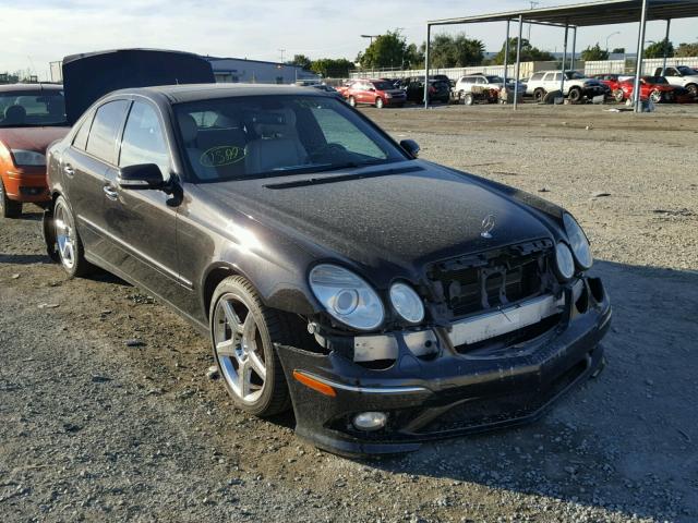 WDBUF56X27B031345 - 2007 MERCEDES-BENZ E 350 BLACK photo 1