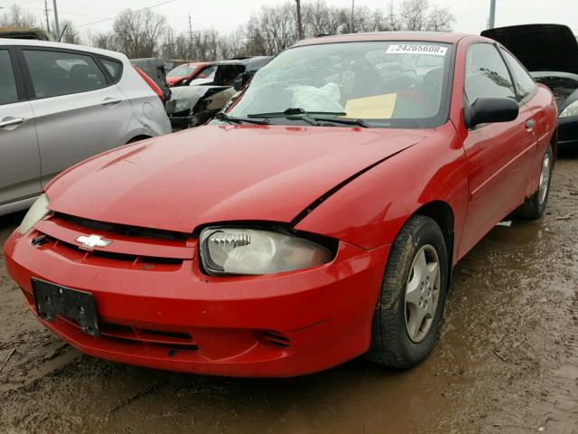 1G1JC12F157211220 - 2005 CHEVROLET CAVALIER RED photo 2