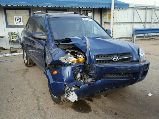 KM8JM12B47U528748 - 2007 HYUNDAI TUCSON GLS BLUE photo 1