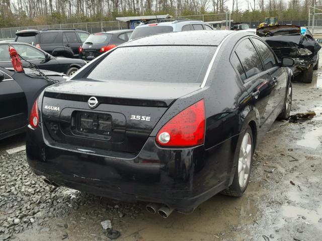 1N4BA41E65C822479 - 2005 NISSAN MAXIMA SE BLACK photo 4