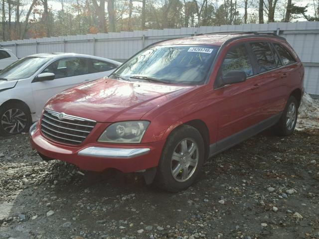 2C8GF68454R634759 - 2004 CHRYSLER PACIFICA RED photo 2