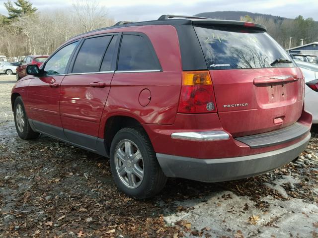 2C8GF68454R634759 - 2004 CHRYSLER PACIFICA RED photo 3