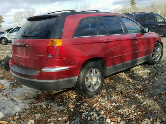 2C8GF68454R634759 - 2004 CHRYSLER PACIFICA RED photo 4