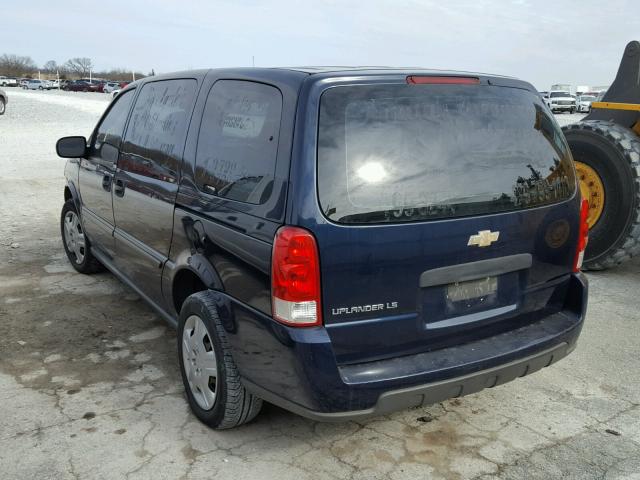 1GNDV23L46D149394 - 2006 CHEVROLET UPLANDER L BLUE photo 3