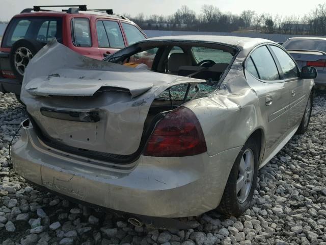 2G2WP552681118250 - 2008 PONTIAC GRAND PRIX TAN photo 4