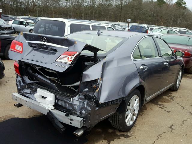 JTHBK1EG2C2507326 - 2012 LEXUS ES 350 GRAY photo 4