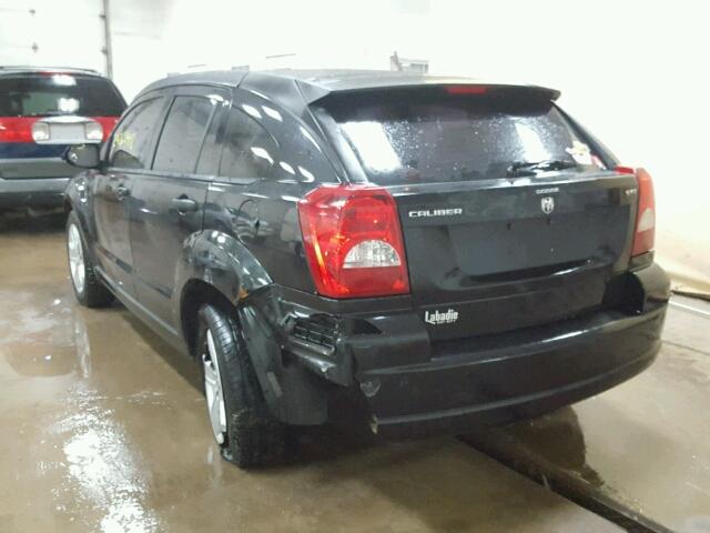 1B3HB48B58D733189 - 2008 DODGE CALIBER SX BLACK photo 3