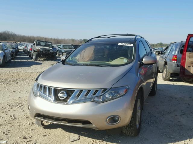 JN8AZ1MU4AW013477 - 2010 NISSAN MURANO S GOLD photo 2