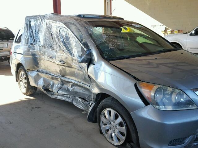 5FNRL38708B062996 - 2008 HONDA ODYSSEY EX GRAY photo 9