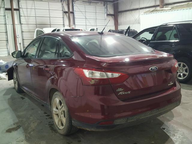 1FADP3F26EL137883 - 2014 FORD FOCUS SE RED photo 3