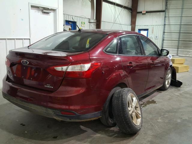 1FADP3F26EL137883 - 2014 FORD FOCUS SE RED photo 4