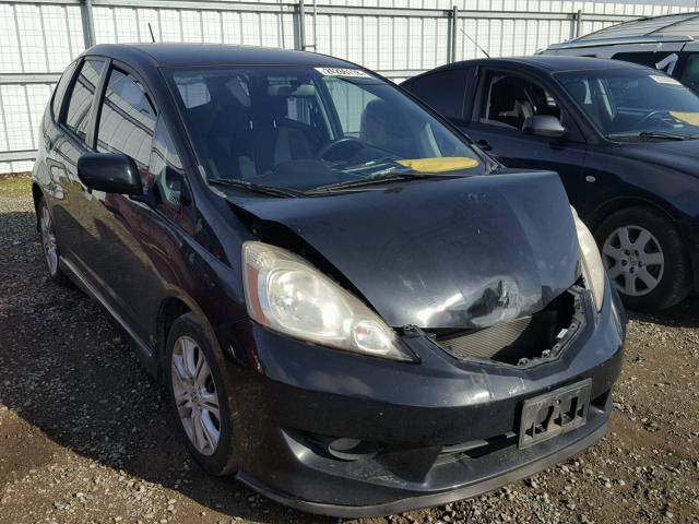 JHMGE8H41AC030256 - 2010 HONDA FIT SPORT BLACK photo 1