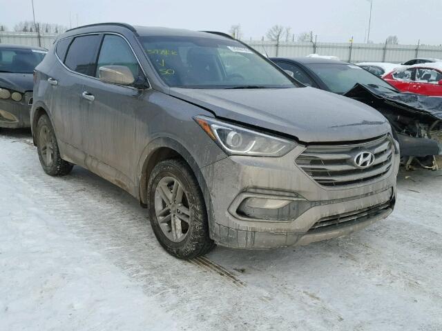 5NMZUDLB8HH048003 - 2017 HYUNDAI SANTA FE S GRAY photo 1