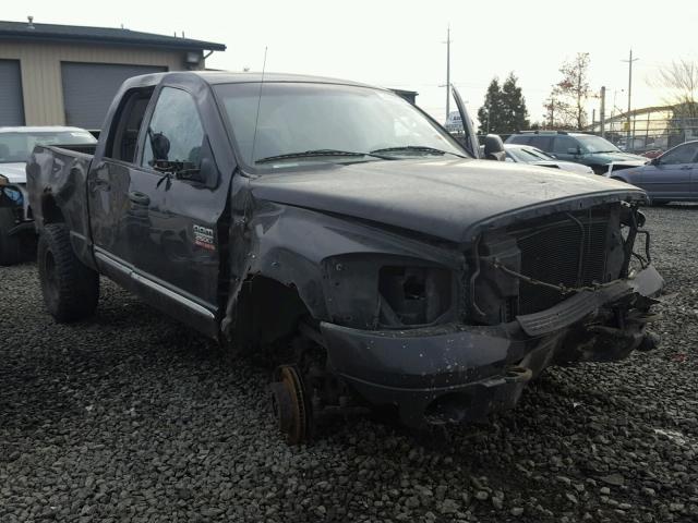 3D7KS28CX7G722620 - 2007 DODGE RAM 2500 S BLACK photo 1