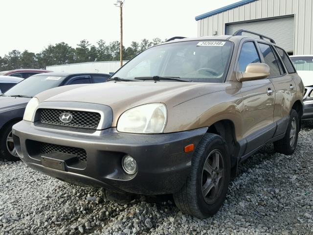 KM8SC13D62U170973 - 2002 HYUNDAI SANTA FE G GOLD photo 2