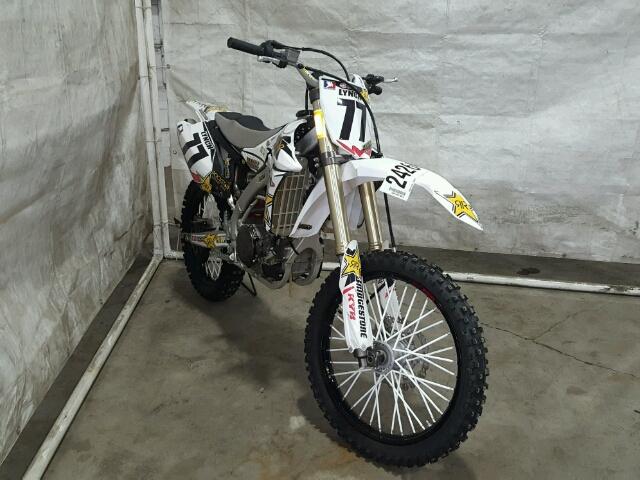 JYACJ15C2CA016682 - 2012 YAMAHA YZ450 F WHITE photo 1