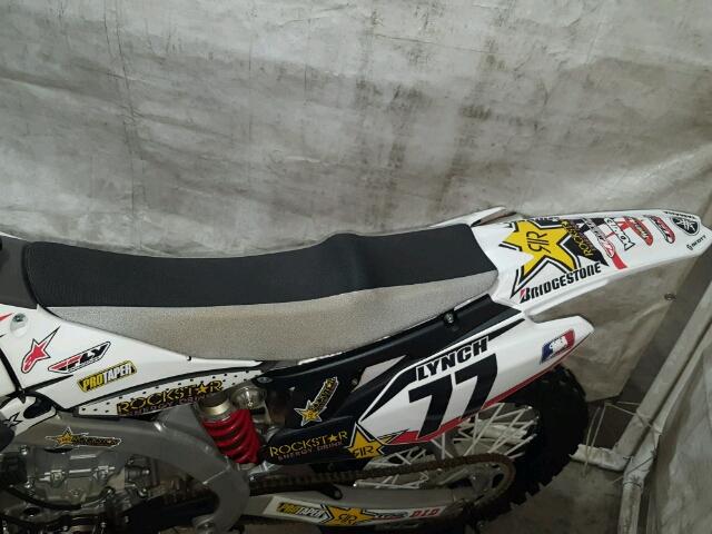 JYACJ15C2CA016682 - 2012 YAMAHA YZ450 F WHITE photo 6