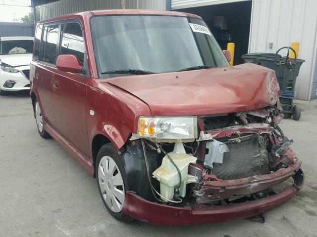 JTLKT324064092296 - 2006 TOYOTA SCION XB RED photo 1