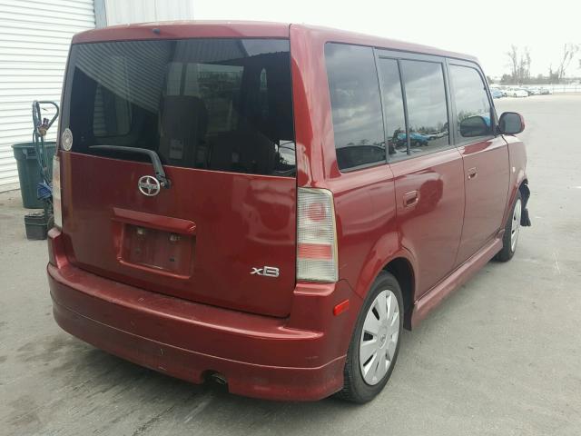 JTLKT324064092296 - 2006 TOYOTA SCION XB 红色 照片 4
