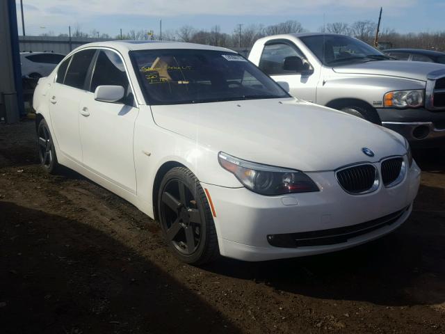 WBANE535X7CW65828 - 2007 BMW 525 I WHITE photo 1