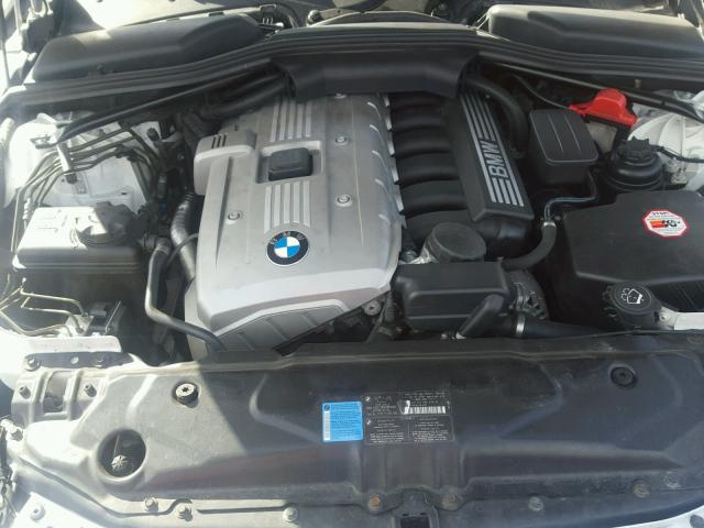 WBANE535X7CW65828 - 2007 BMW 525 I WHITE photo 7