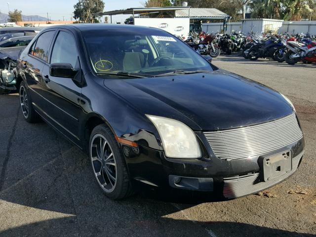 3FAHP07Z78R102903 - 2008 FORD FUSION SE BLACK photo 1