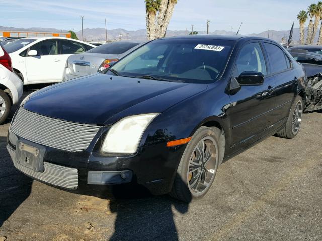 3FAHP07Z78R102903 - 2008 FORD FUSION SE BLACK photo 2