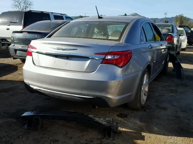 1C3CCBBB7DN743251 - 2013 CHRYSLER 200 TOURIN SILVER photo 4