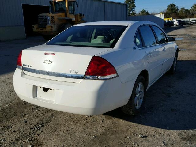 2G1WT58K469396557 - 2006 CHEVROLET IMPALA LT WHITE photo 4