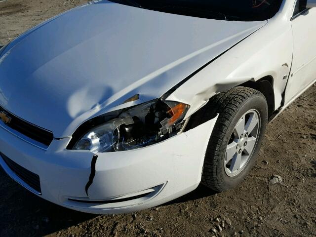 2G1WT58K469396557 - 2006 CHEVROLET IMPALA LT WHITE photo 9