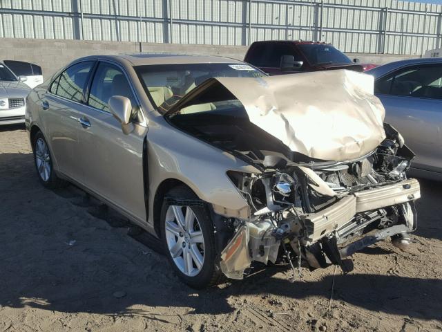 JTHBJ46G272009376 - 2007 LEXUS ES 350 GOLD photo 1