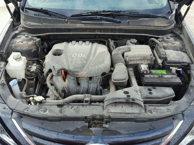 5NPEB4AC7EH862464 - 2014 HYUNDAI SONATA GLS BLUE photo 7