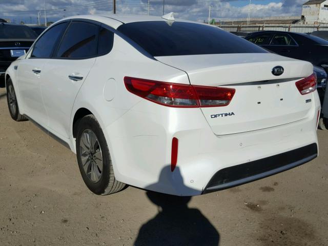 KNAGT4LC9H5006023 - 2017 KIA OPTIMA HYB WHITE photo 3