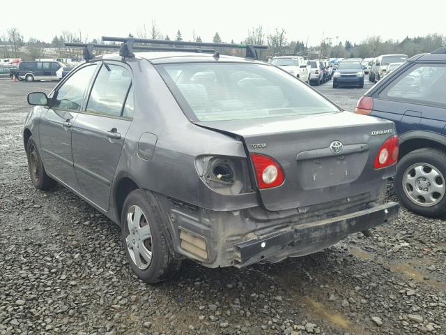 1NXBR32EX7Z786820 - 2007 TOYOTA COROLLA CE GRAY photo 3