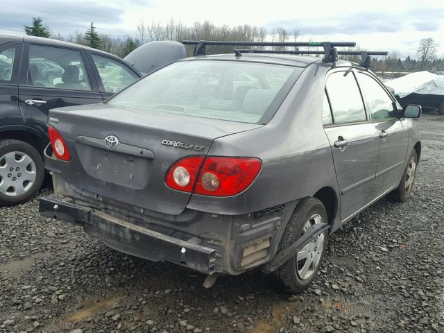 1NXBR32EX7Z786820 - 2007 TOYOTA COROLLA CE GRAY photo 4