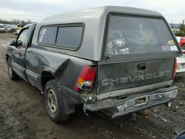 1GCEC14W72Z144287 - 2002 CHEVROLET SILVERADO GRAY photo 3