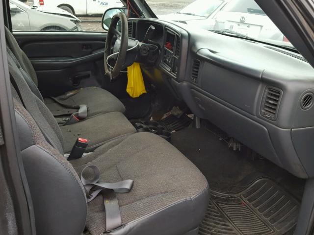 1GCEC14W72Z144287 - 2002 CHEVROLET SILVERADO GRAY photo 5