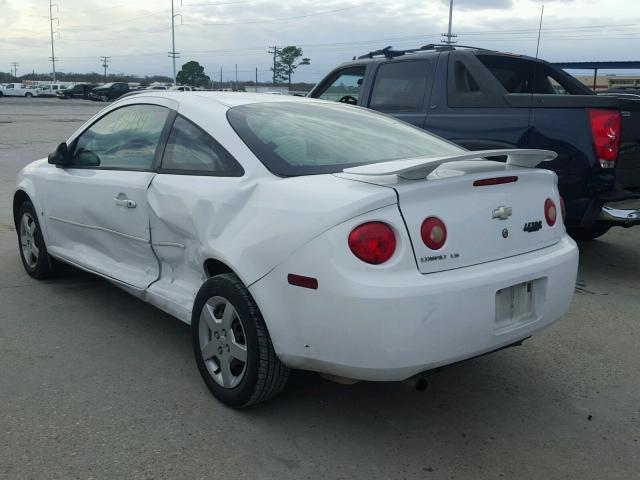 1G1AK15F777178676 - 2007 CHEVROLET COBALT LS WHITE photo 3