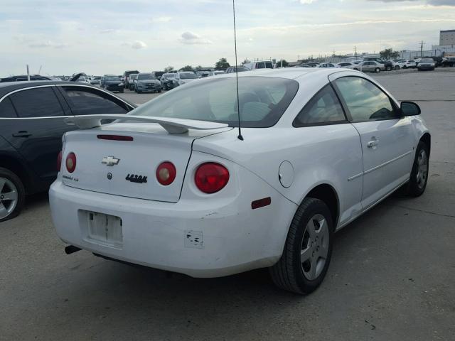 1G1AK15F777178676 - 2007 CHEVROLET COBALT LS WHITE photo 4