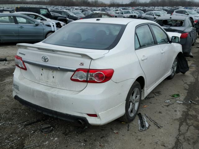 5YFBU4EE8CP018765 - 2012 TOYOTA COROLLA BA WHITE photo 4