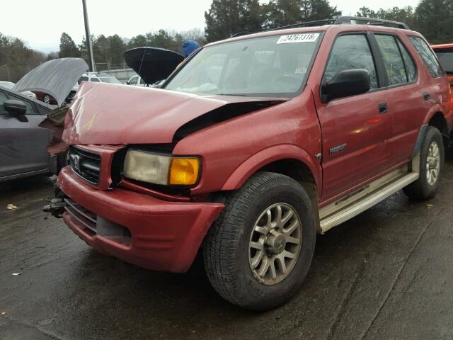 4S6CK58W7W4404348 - 1998 HONDA PASSPORT E RED photo 2