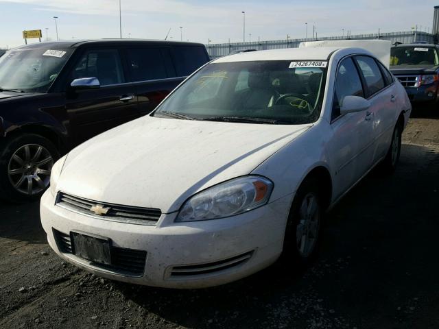 2G1WT55N081212909 - 2008 CHEVROLET IMPALA LT WHITE photo 2