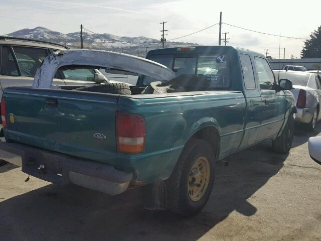 1FTCR14U6TPB06888 - 1996 FORD RANGER SUP GREEN photo 4