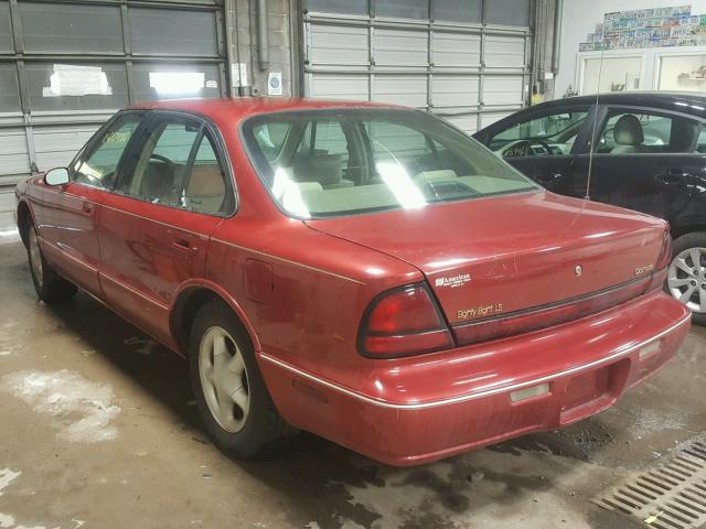 1G3HN52K4X4826952 - 1999 OLDSMOBILE 88 BASE RED photo 3