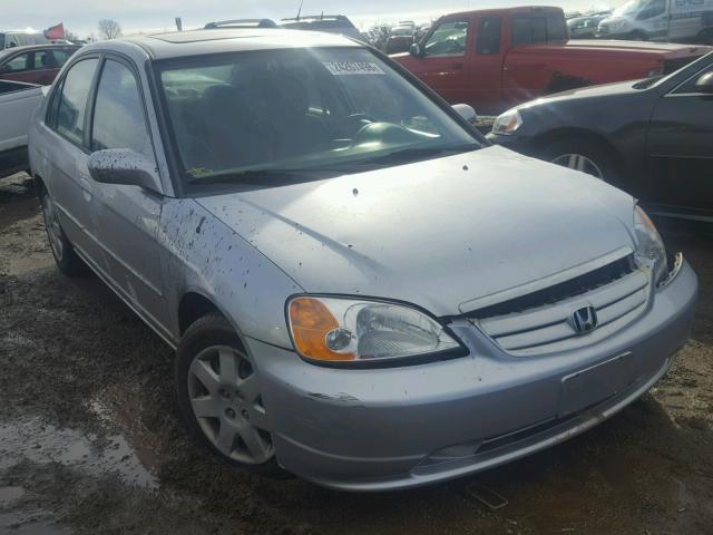 1HGES26771L041498 - 2001 HONDA CIVIC EX SILVER photo 1