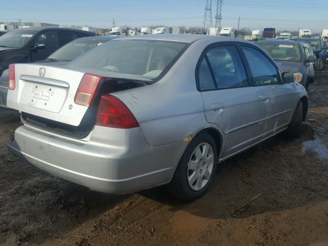 1HGES26771L041498 - 2001 HONDA CIVIC EX ვერცხლისფერი ფოტო 4