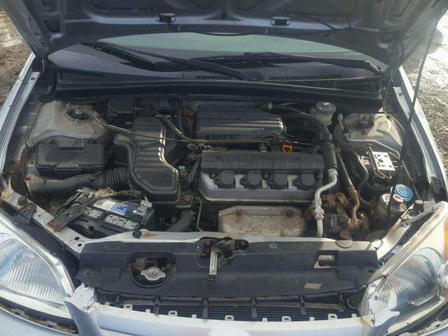 1HGES26771L041498 - 2001 HONDA CIVIC EX ვერცხლისფერი ფოტო 7