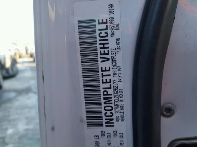 3C7WRTCL2EG262177 - 2014 RAM 3500 WHITE photo 10